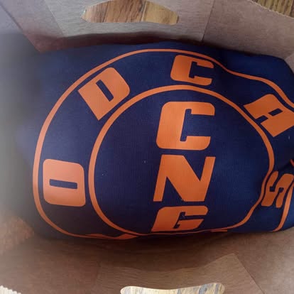 CNG bears themed pull over sweater and beanie